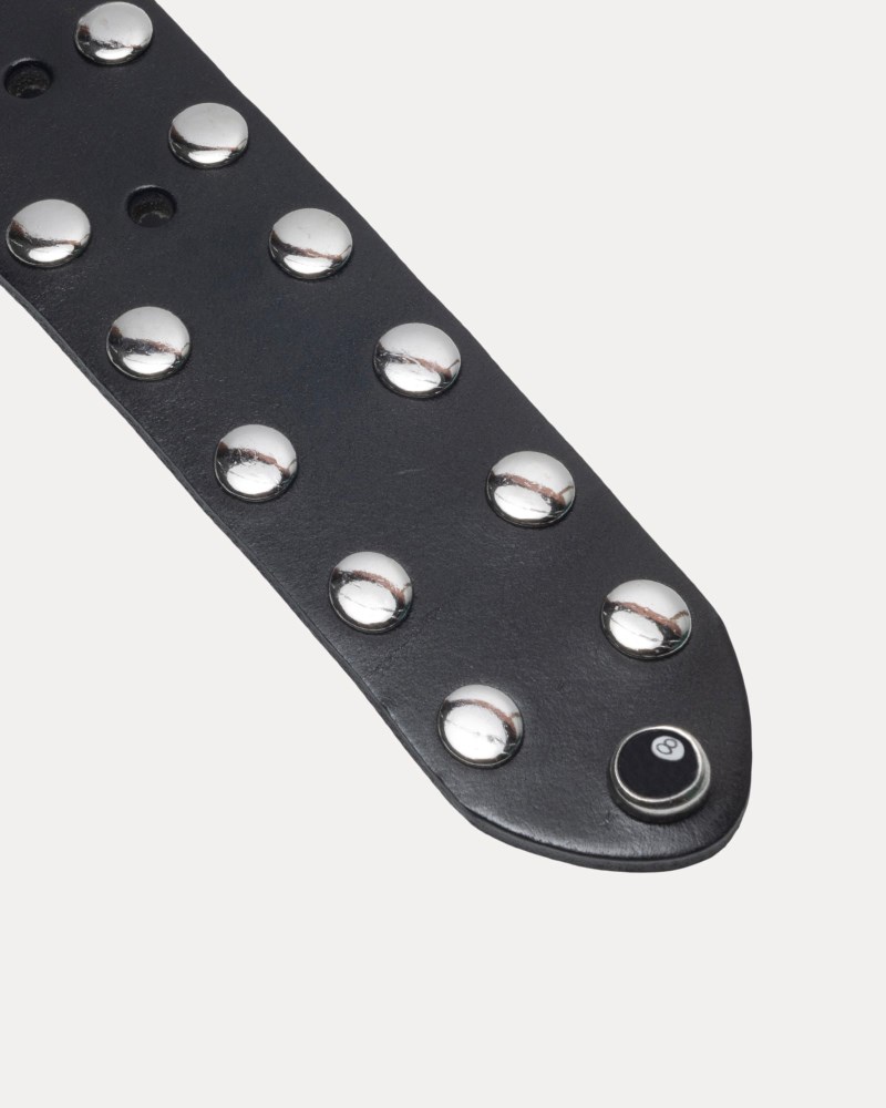 Stüssy 8 Ball Studded Belt Pánské MB49-3959L1 | Stussy Pásky Černé