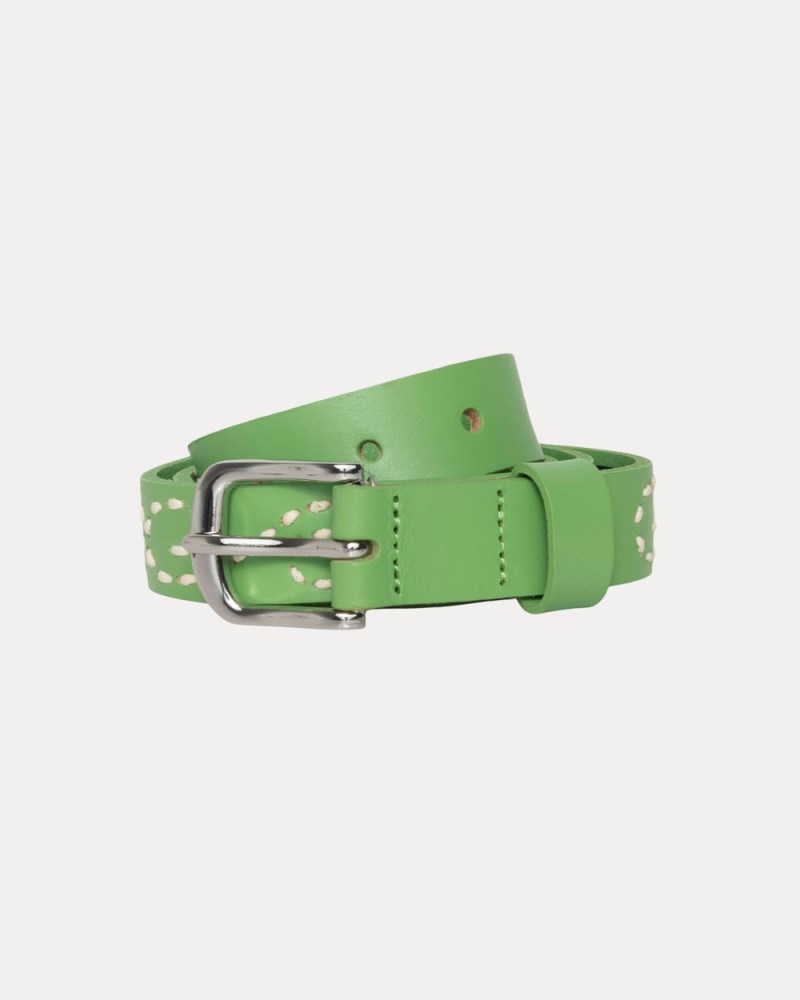 Stüssy Embroidered S Belt Pánské JN82-0162G7 | Stussy Pásky Zelene