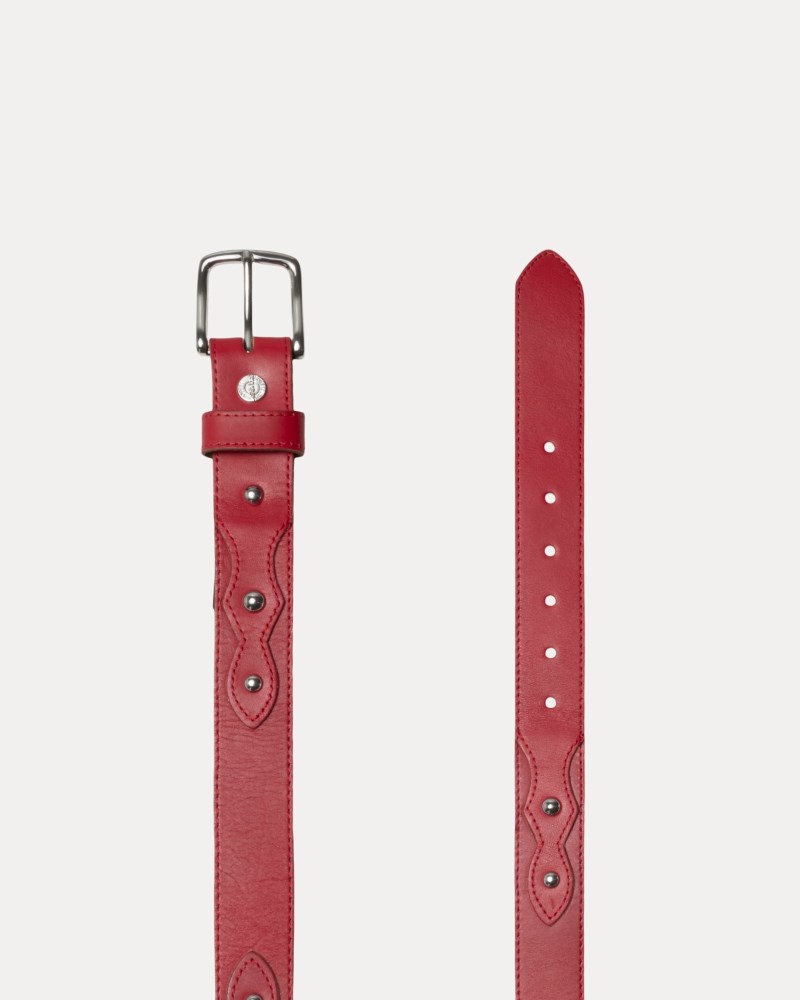 Stüssy Rodeo Belt Pánské LD80-1090K9 | Stussy Pásky Červené
