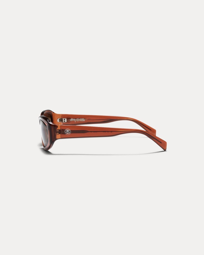 Stüssy Landon Sunglasses Pánské AF11-3811E9 | Stussy Sluneční Brýle Tmavě Hnědé