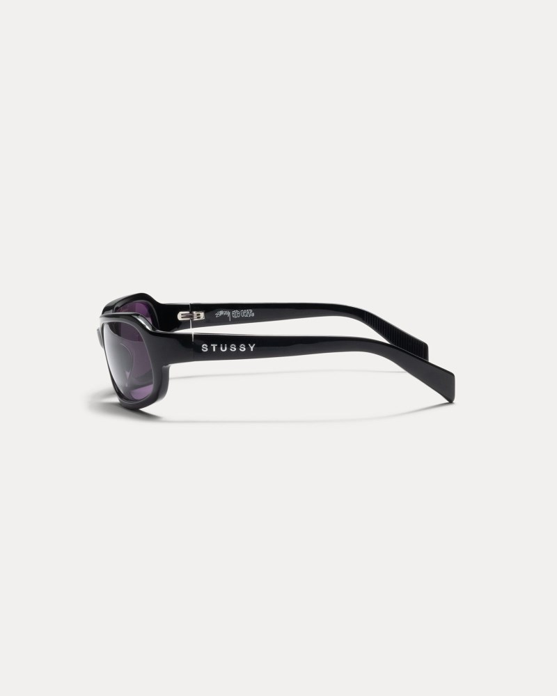 Stüssy Rome Sunglasses Pánské NH92-4882G9 | Stussy Sluneční Brýle Černé Levandule