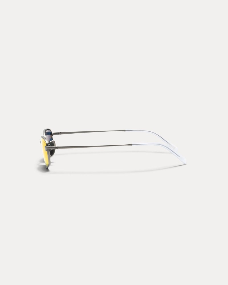 Stüssy Simon Sunglasses Pánské TO69-0499Y7 | Stussy Sluneční Brýle Silver/Red