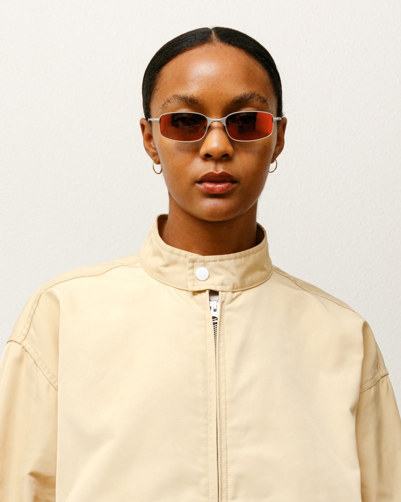 Stüssy Simon Sunglasses Pánské TO69-0499Y7 | Stussy Sluneční Brýle Silver/Red