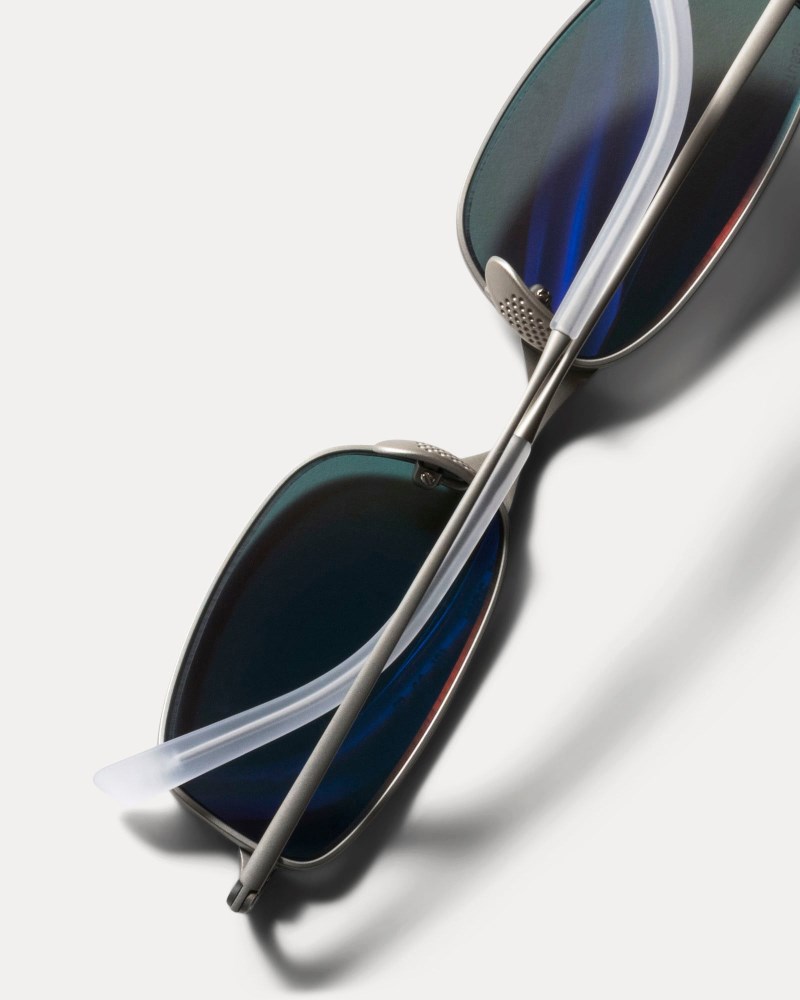 Stüssy Simon Sunglasses Pánské TO69-0499Y7 | Stussy Sluneční Brýle Silver/Red