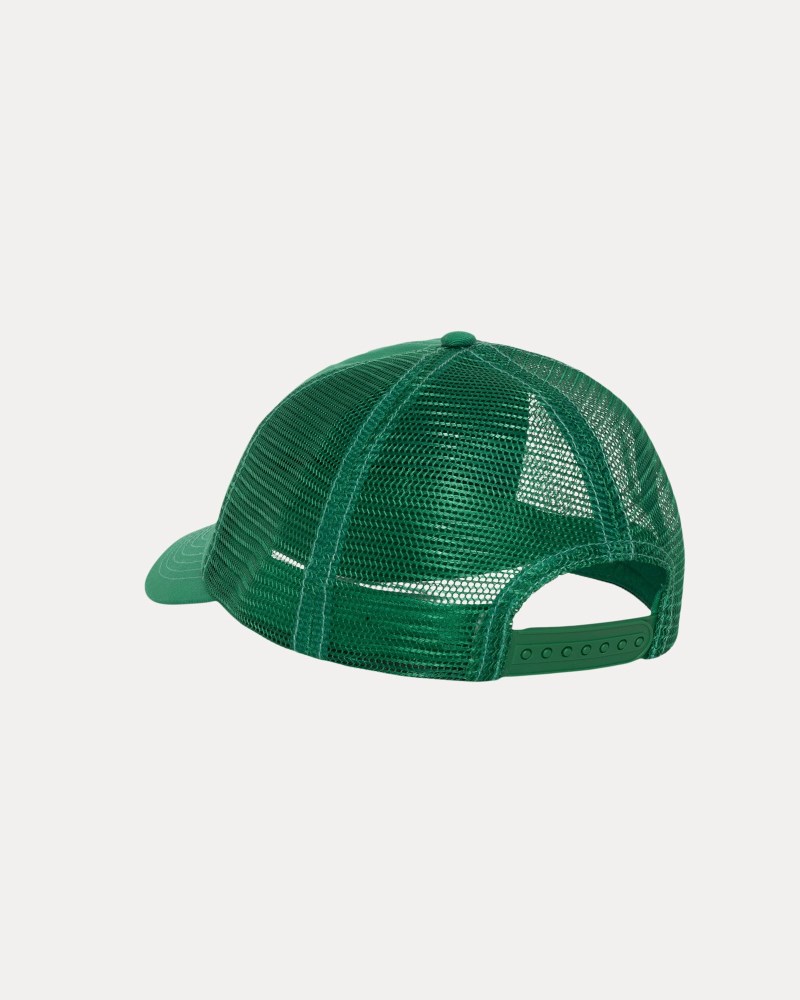 Stüssy Low Profile Athletic Trucker Snapback Pánské UK89-6719W1 | Stussy Snapback Zelene