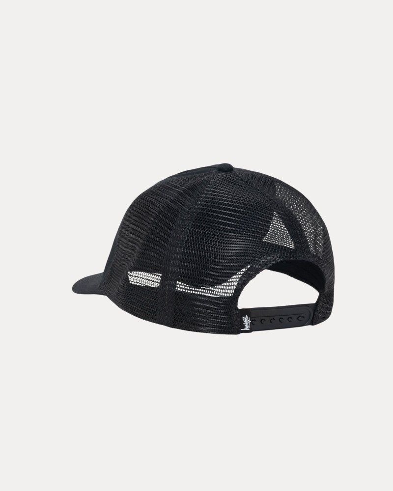 Stüssy Trucker S Crown Snapback Pánské NO77-7177S8 | Stussy Snapback Černé