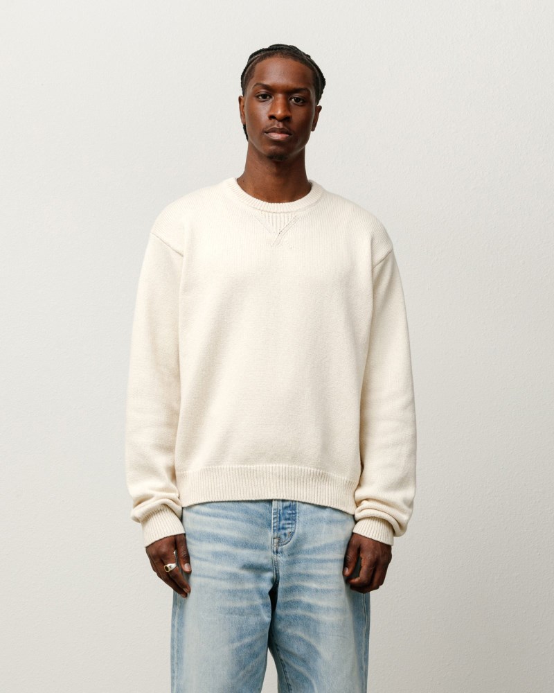 Stüssy Handwritten Sweater Pánské UM22-3862Y9 | Stussy Svetry Béžový