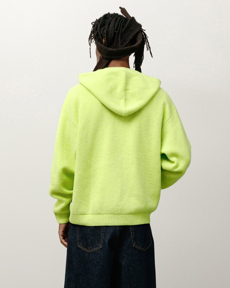 Stüssy Hooded Zip Sweater  Pánské II46-1386O0 | Stussy Svetry Zelene