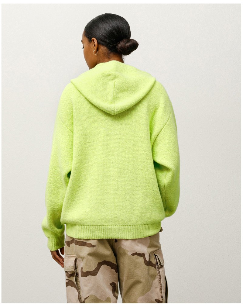 Stüssy Hooded Zip Sweater  Pánské II46-1386O0 | Stussy Svetry Zelene