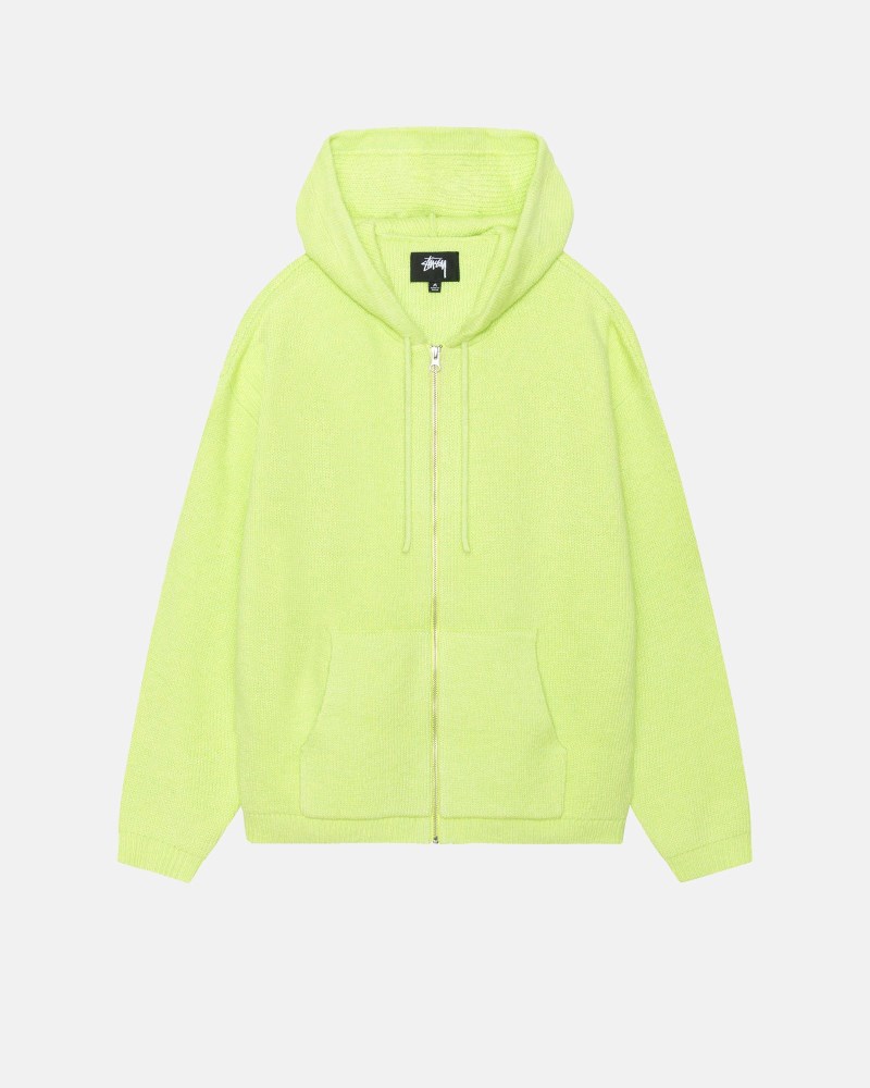 Stüssy Hooded Zip Sweater  Pánské II46-1386O0 | Stussy Svetry Zelene