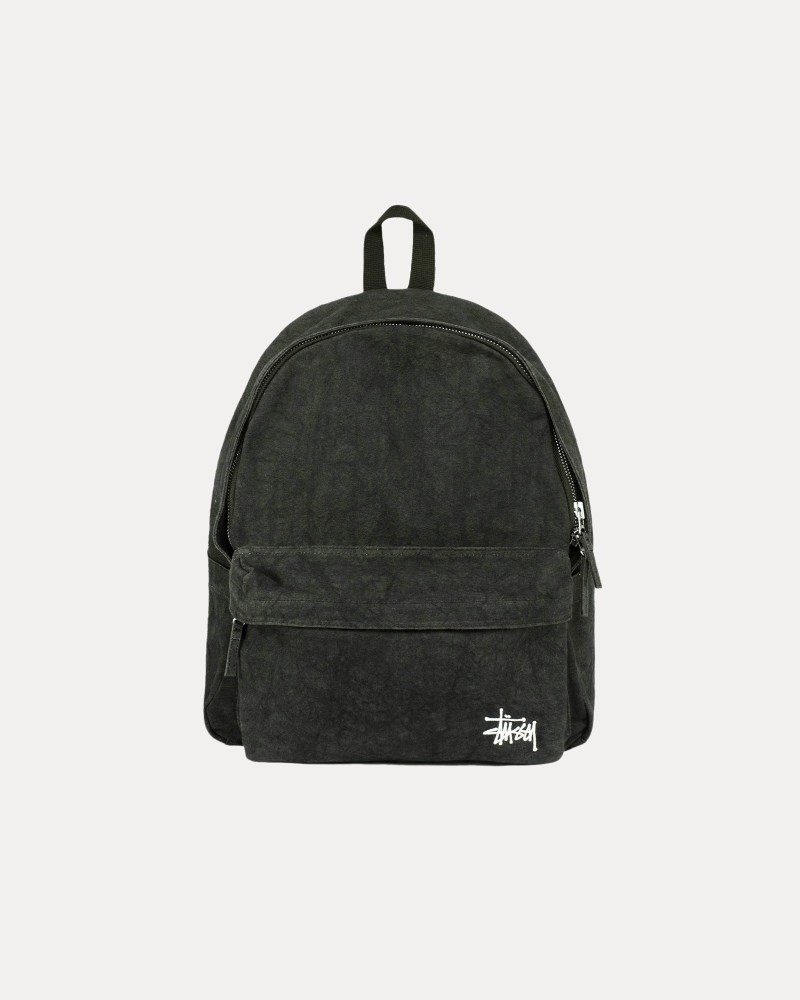 Stüssy Canvas Backpack Pánské BK53-6283Z7 | Stussy Tašky Černé