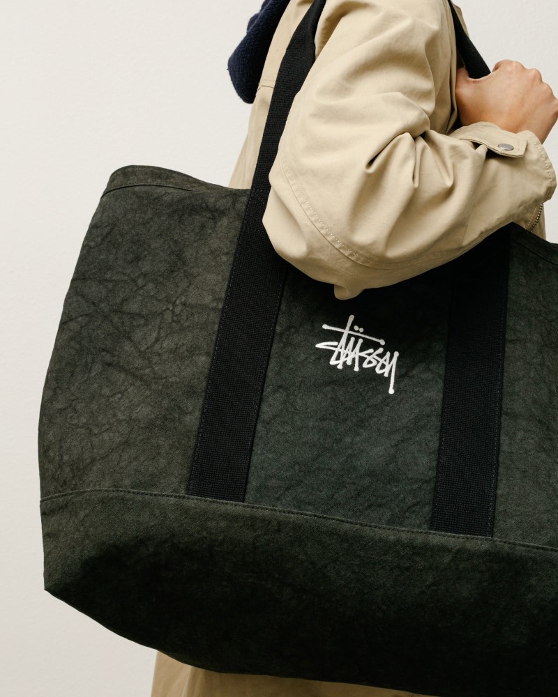 Stüssy Canvas Extra Large Tote Bag Pánské SL21-9631J8 | Stussy Tašky Černé