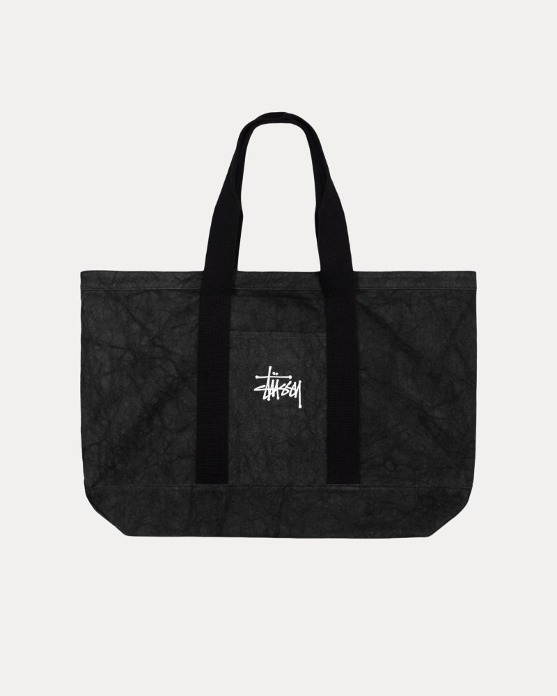 Stüssy Canvas Extra Large Tote Bag Pánské SL21-9631J8 | Stussy Tašky Černé