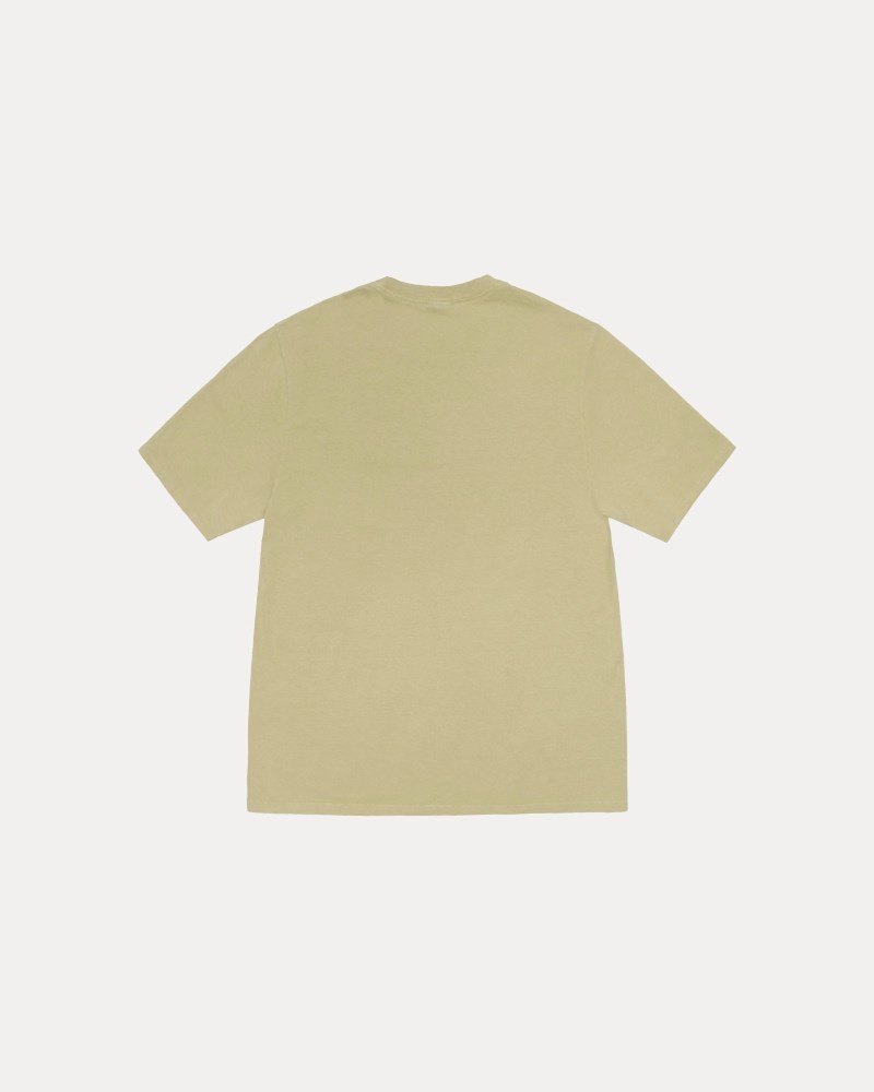Stüssy Arched Tee Pigment Dyed Pánské XM19-9039S0 | Stussy Tričko Světle Zelene