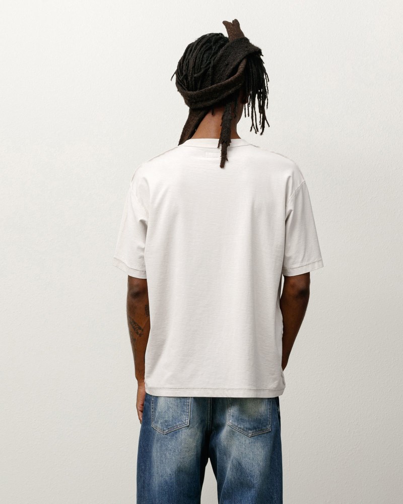 Stüssy Lazy Tee Pánské TV22-3862U6 | Stussy Tričko Krém