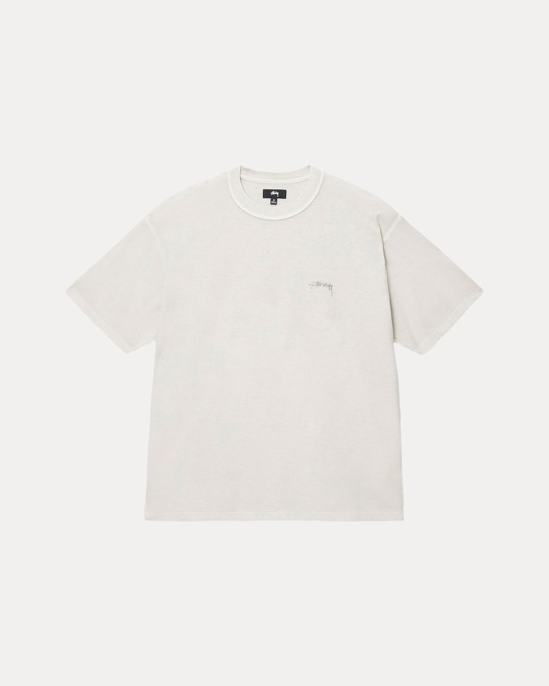Stüssy Lazy Tee Pánské TV22-3862U6 | Stussy Tričko Krém