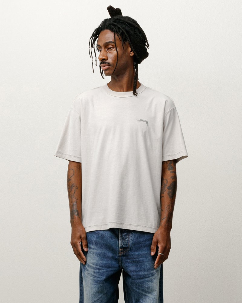 Stüssy Lazy Tee Pánské TV22-3862U6 | Stussy Tričko Krém