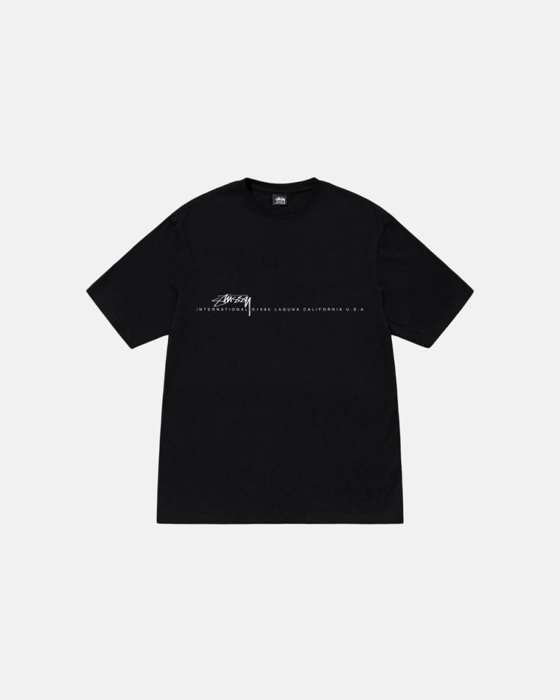 Stüssy Smooth 80 Tee Pánské ZF50-8420H7 | Stussy Tričko Černé