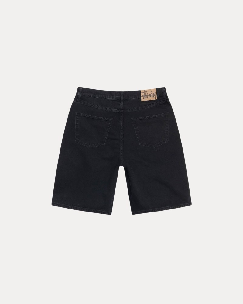 Stüssy Big Ol' Short Denim Pánské TI45-8385J3 | Stussy Denim Černé
