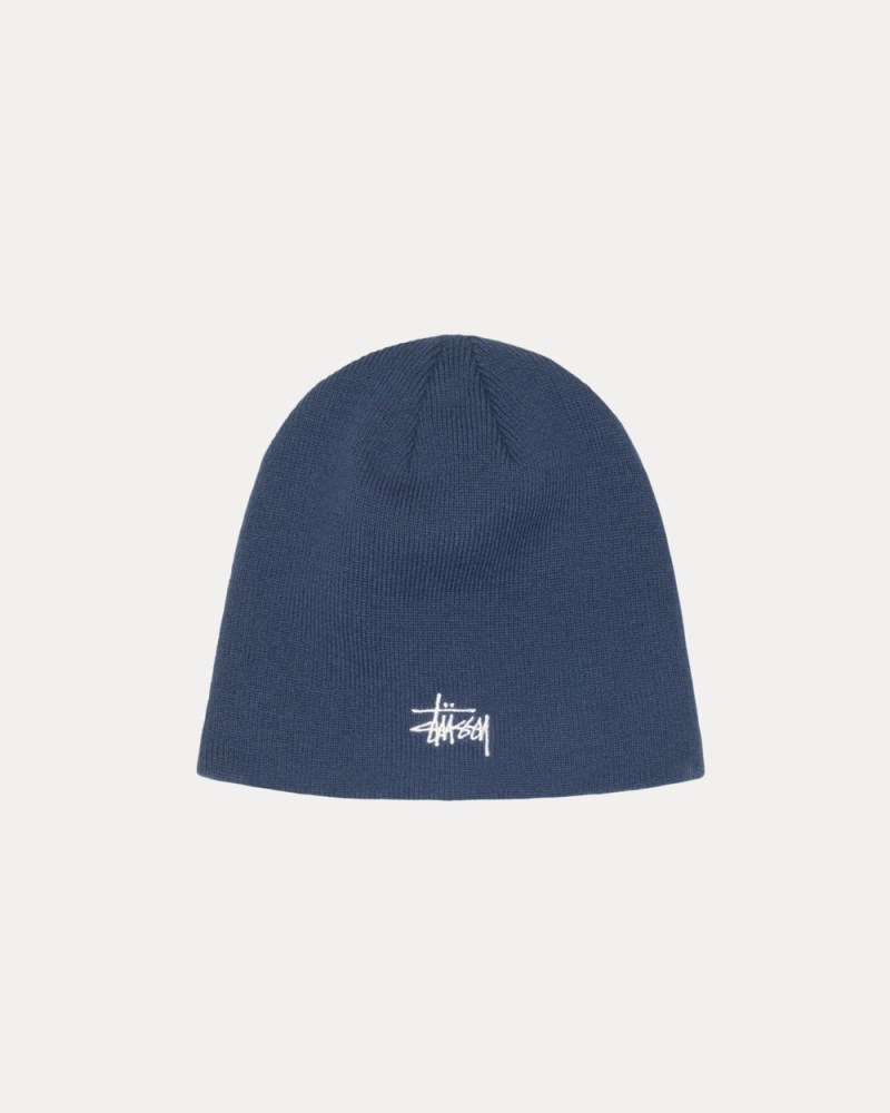 Stüssy Basic Skullcap Pánské QL08-4538S3 | Stussy Čepice Tmavě Blankyt