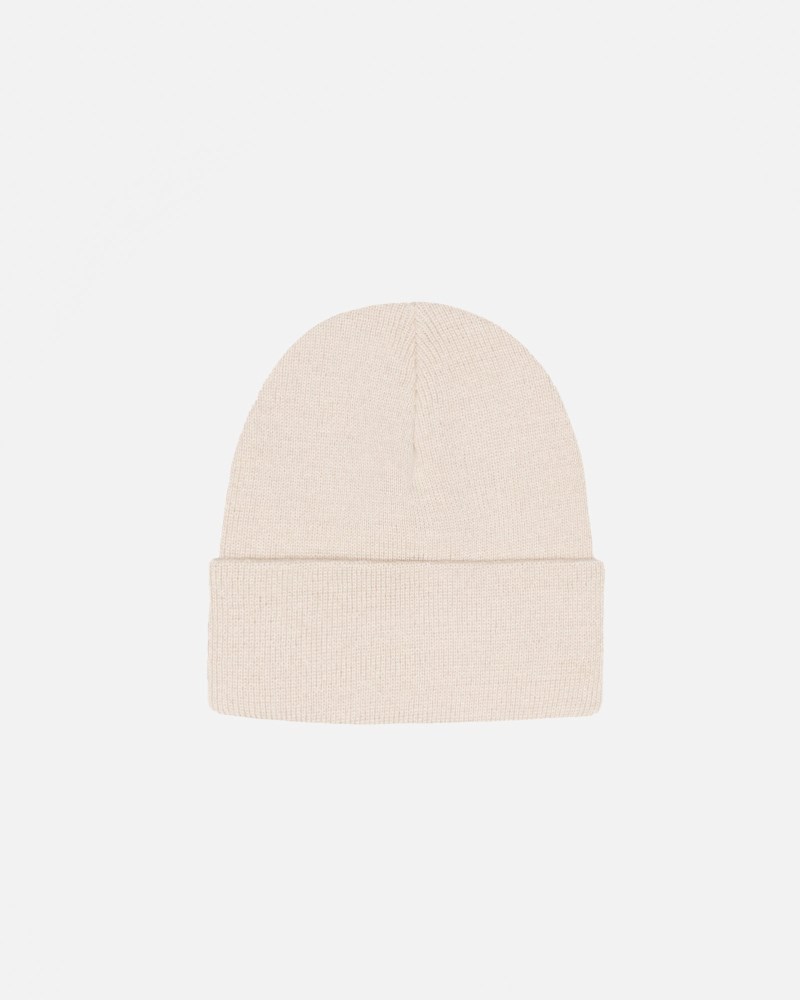 Stüssy Cuff Beanie Stock Pánské DT97-1847P4 | Stussy Čepice Béžový