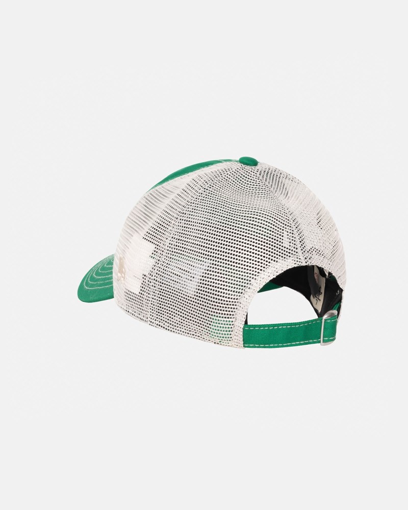 Stüssy New Era 9TWENTY Basic Trucker Pánské MA99-5809W4 | Stussy Čepice Zelene