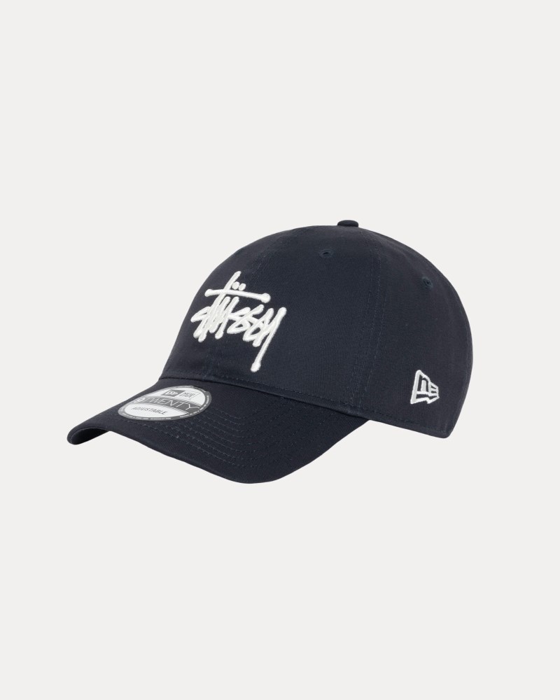 Stüssy New Era 9Twenty Basic Strapback Pánské WX54-5344L4 | Stussy Čepice Tmavě Blankyt