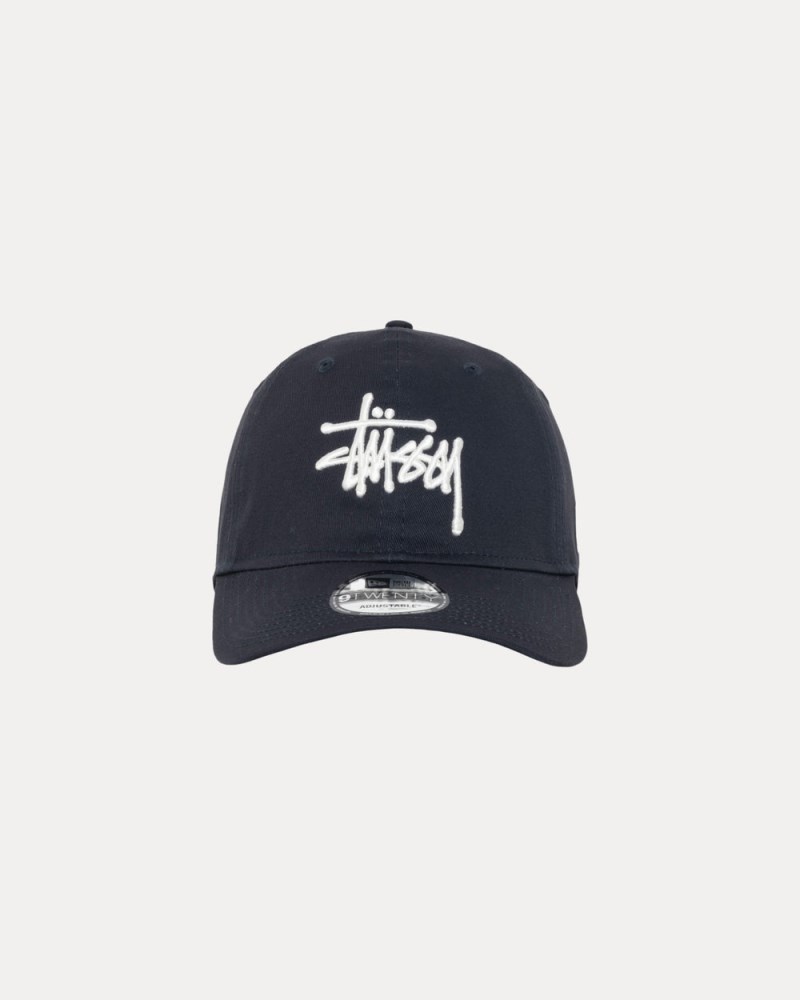 Stüssy New Era 9Twenty Basic Strapback Pánské WX54-5344L4 | Stussy Čepice Tmavě Blankyt